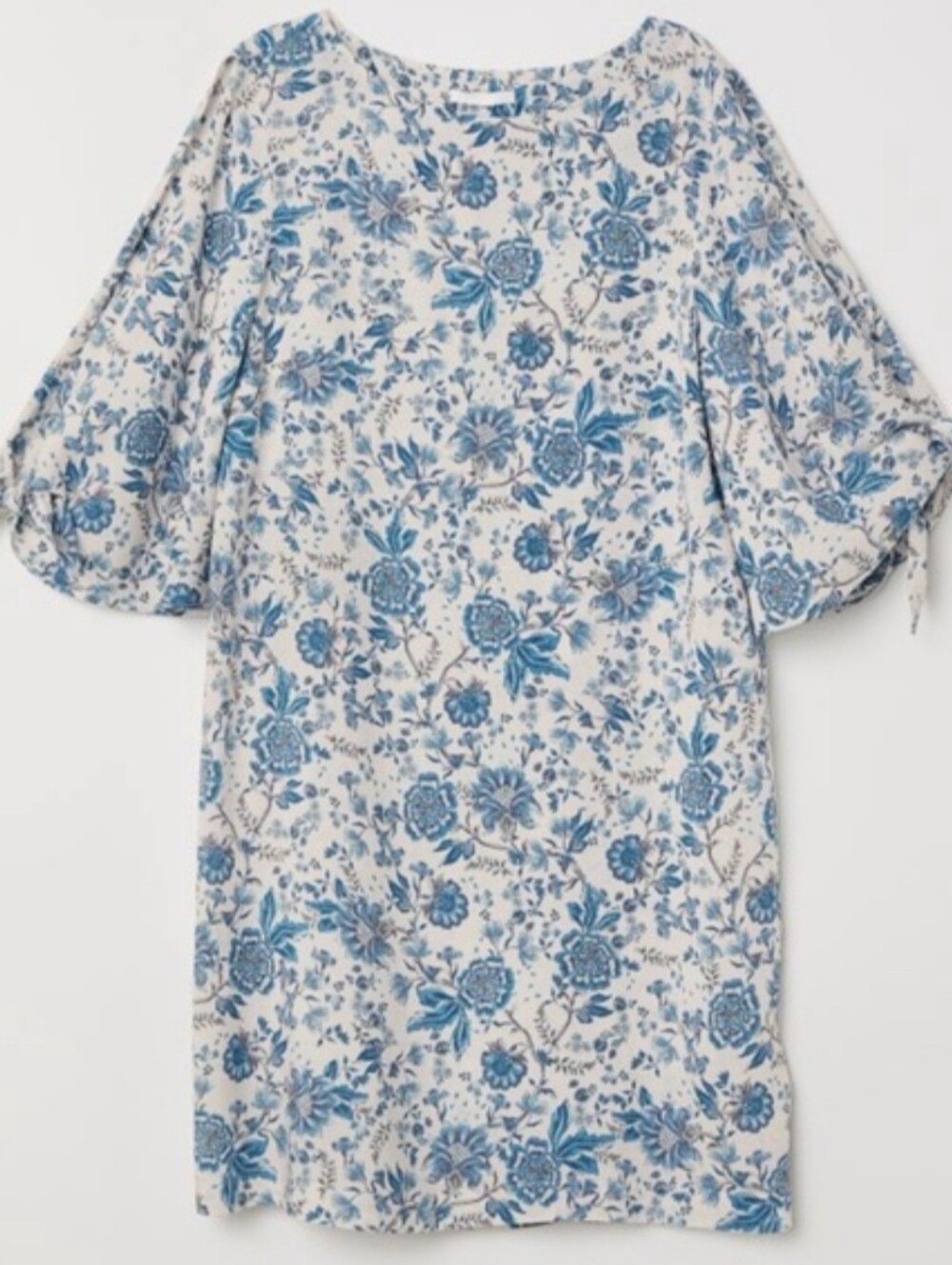 H&M Blue floral dress / 10